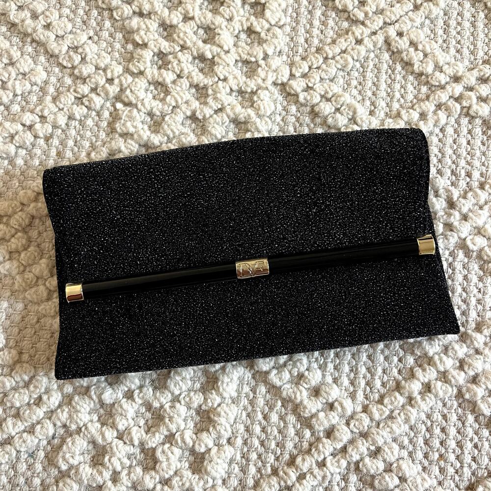 Diane von Furstenberg Glitter Clutch